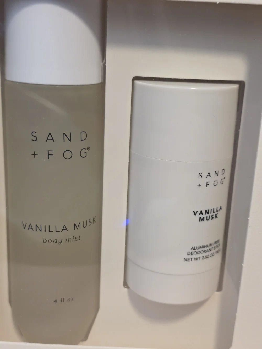 Sand + Fog Vanilla Musk Body Mist & Deodorant Set